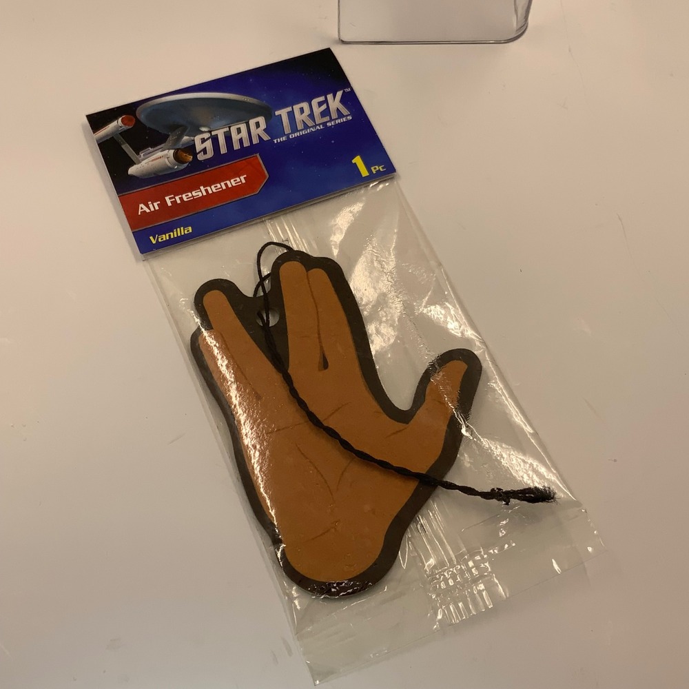 Plasticolor Star Trek Vulcan Salute 15419 4in Air‎ Freshener